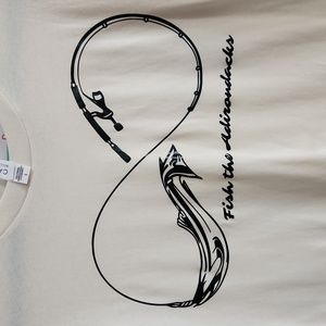 NWOT Fish the Adirondacks Tee, Small